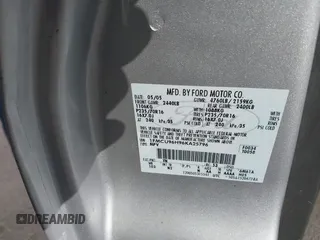 2006 Ford Escape Hybrid with VIN 1FMCU96H96KA25796, listed as a IAAI auction lot 41796914 with 119,809 mi miles and . Bid and sale history available at DreamBid. Image 9.