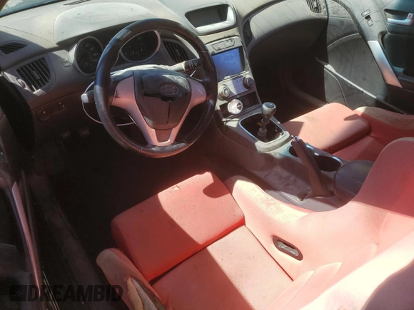 2010 Hyundai Genesis Coupe with VIN KMHHT6KD8AU035274, listed as a Copart auction lot 54966665 with 124,726 mi miles and Clean title. Bid and sale history available at DreamBid. Image 8.