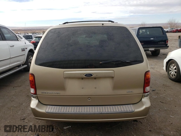 2000 Ford Windstar SEL with VIN 2FMZA5349YBB11183, listed as a Copart auction lot 41635135 with 190,631 mi miles and Salvage Title. Bid and sale history available at carsss.com. Image 6.