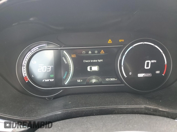 2022 Kia Niro S with VIN KNDCC3LG0N5159285, listed as a Copart auction lot 50055285 with 101,369 mi miles and Salvage Title. Bid and sale history available at DreamBid. Image 9.