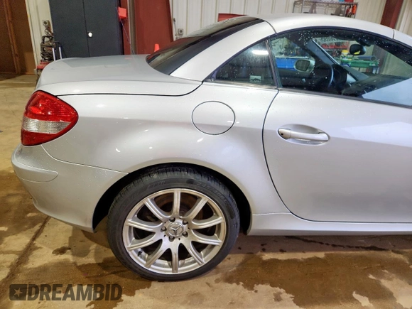 2005 Mercedes-Benz SLK 230/320 with VIN WDBWK56F65F024447, listed as a Copart auction lot 60260695 with Not provided miles and Salvage title. Bid and sale history available at DreamBid. Image 10.