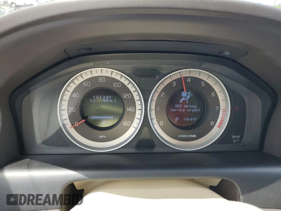 2013 Volvo XC60 3.2L with VIN YV4952DL0D2423595, listed as a Copart auction lot 56705385 with 121,341 mi miles and Salvage title. Bid and sale history available at DreamBid. Image 9.