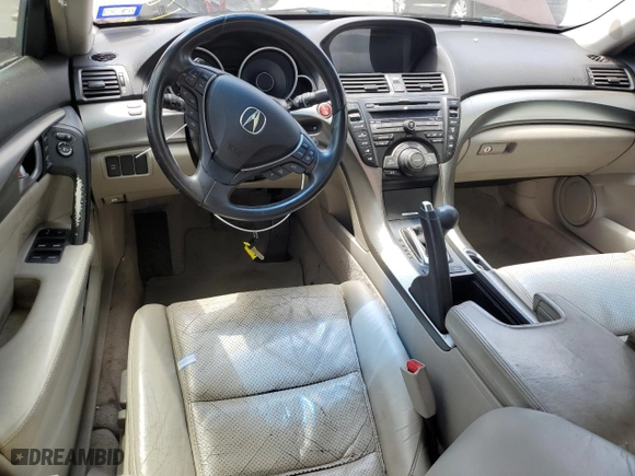 2009 Acura TL Tech with VIN 19UUA86529A021666, listed as a Copart auction lot 63300964 with 0 mi miles and Salvage Title. Bid and sale history available at carsss.com. Image 8.