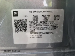 2021 Cadillac CT4 Sport z VIN 1G6DG5RK5M0105737, wystawiony jako Copart lot #53405605 z przebiegiem 70 685 mil mil oraz Tytuł czysty. Historia ofert i sprzedaży dostępna na DreamBid. Obrazek 12.