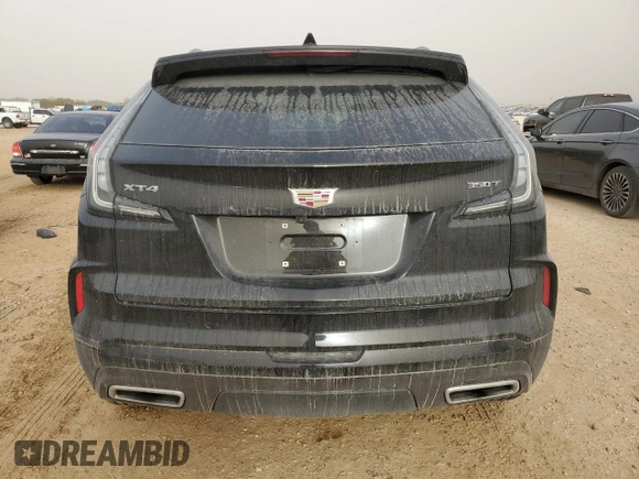 2024 Cadillac XT4 FWD Sport with VIN 1GYFZER46RF100076, listed as a Copart auction lot 45741285 with 11,616 mi miles and Salvage title. Bid and sale history available at DreamBid. Image 6.