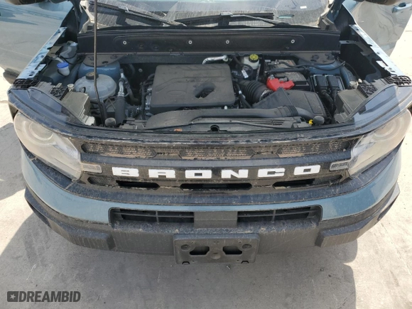 2021 Ford Bronco Sport Outer Banks with VIN 3FMCR9C61MRA45473, listed as a Copart auction lot 50760015 with 51,190 mi miles and Salvage Title. Bid and sale history available at carsss.com. Image 12.