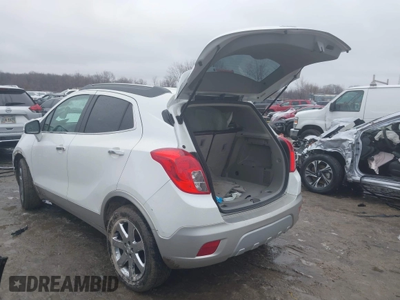2016 Buick Encore Leather with VIN KL4CJCSB4GB649349, listed as a IAAI auction lot 41485324 with 124,764 mi miles and . Bid and sale history available at DreamBid. Image 3.