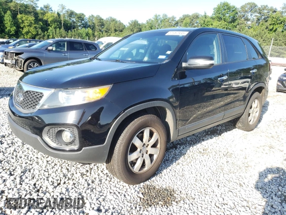 2013 Kia Sorento LX with VIN 5XYKT4A19DG405787, listed as a Copart auction lot 61982935 with 197,897 mi miles and Clean title. Bid and sale history available at DreamBid. Image 1.