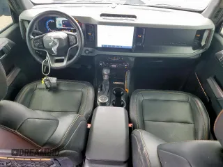 2021 Ford Bronco с VIN 1FMEE5DP8MLB02805, выставлен на аукционе Copart как лот 65928745 с пробегом 52 200 миль миль и Списание • Salvage title. История ставок и продаж доступна на DreamBid. Изображение 8.