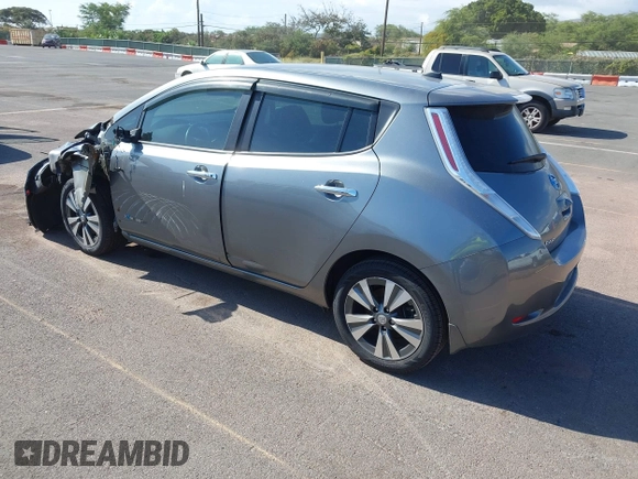 2016 Nissan LEAF SV with VIN 1N4BZ0CP5GC300090, listed as a IAAI auction lot 41896742 with 66,529 mi miles. Bid and sale history available at carsss.com. Image 3.