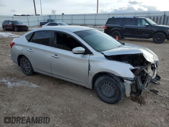 2017 Nissan Sentra S with VIN 3N1AB7AP0HY312701, listed as a Copart auction lot 83956614 with 189,954 mi miles and Salvage Title. Bid and sale history available at DreamBid. Image 4.