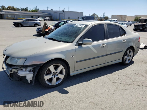 2006 Saab 9-3 Aero z VIN YS3FH41U161148391, wystawiony jako Copart lot #58898945 z przebiegiem 108 010 mil mil oraz Szkoda całkowita • Salvage title. Historia ofert i sprzedaży dostępna na DreamBid. Obrazek 1.