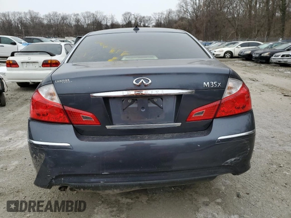 2010 Infiniti M with VIN JN1CY0AR3AM960106, listed as a Copart auction lot 88242525 with Not provided miles and Salvage title. Bid and sale history available at DreamBid. Image 6.