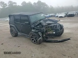 2015 Jeep Wrangler Unlimited Freedom with VIN 1C4BJWDG6FL568583, listed as a Copart auction lot 54266315 with Not provided miles and Salvage title. Bid and sale history available at DreamBid. Image 14.