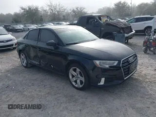 2017 Audi A3 Sedan Premium with VIN WAUAUGFF0H1059503, listed as a IAAI auction lot 41882348 with 121,258 mi miles. Bid and sale history available at carsss.com. Image 1.