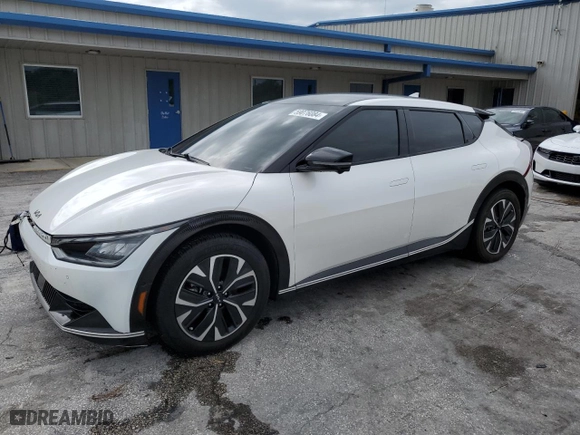 2022 Kia EV6 Wind with VIN KNDC3DLC8N5045845, listed as a Copart auction lot 59076084 with 47,510 mi miles and Non Repairable. Bid and sale history available at carsss.com. Image 1.