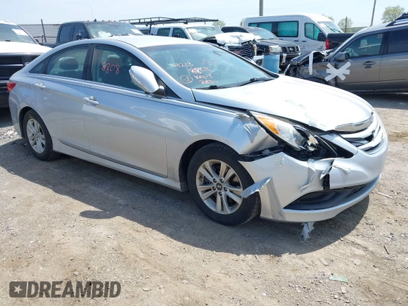2014 Hyundai Sonata GLS with VIN 5NPEB4AC1EH818993, listed as a IAAI auction lot 42138808 with 29,059 mi miles and . Bid and sale history available at carsss.com. Image 1.