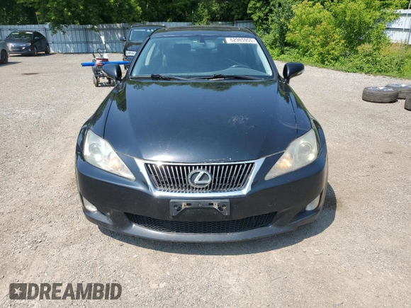 2009 Lexus IS 250 with VIN JTHBK262195103577, listed as a Copart auction lot 62985955 with 254,602 mi miles and Clean title. Bid and sale history available at DreamBid. Image 5.