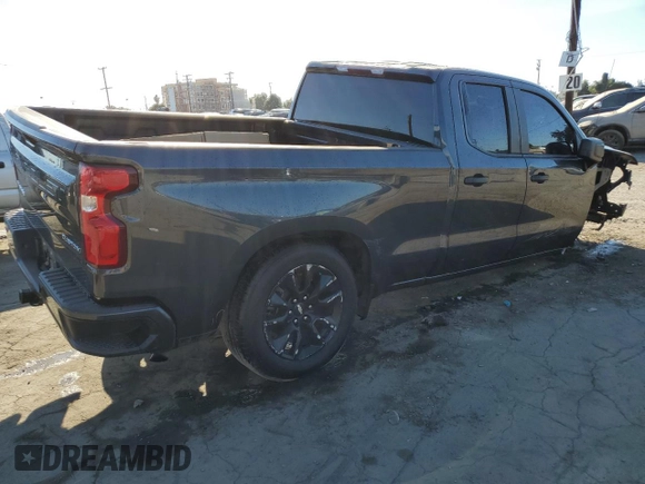 2020 Chevrolet Silverado 1500 Custom with VIN 1GCRWBEK1LZ311786, listed as a Copart auction lot 77437184 with 84,746 mi miles and Salvage Title. Bid and sale history available at carsss.com. Image 3.