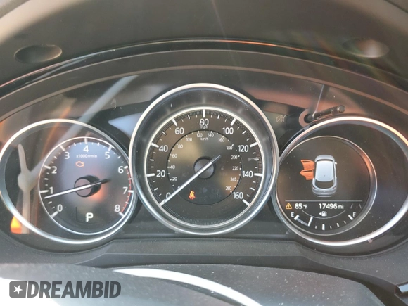 2023 Mazda CX-9 Touring with VIN JM3TCBCY3P0655644, listed as a Copart auction lot 60078435 with 17,496 mi miles and Salvage title. Bid and sale history available at DreamBid. Image 9.