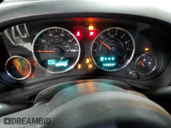 2018 Jeep Wrangler JK Unlimited Sport S with VIN 1C4BJWDGXJL830873, listed as a Copart auction lot 74534084 with 59,805 mi miles and Salvage Title. Bid and sale history available at carsss.com. Image 9.