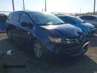 2016 Honda Odyssey EX-L z VIN 5FNRL5H64GB018923, wystawiony jako IAAI lot #40720659 z przebiegiem 117 665 mil mil oraz . Historia ofert i sprzedaży dostępna na DreamBid. Obrazek 1.