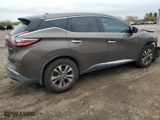 2015 Nissan Murano S with VIN 5N1AZ2MG9FN290954, listed as a Copart auction lot 43409195 with 160,788 mi miles and Salvage Title. Bid and sale history available at carsss.com. Image 3.