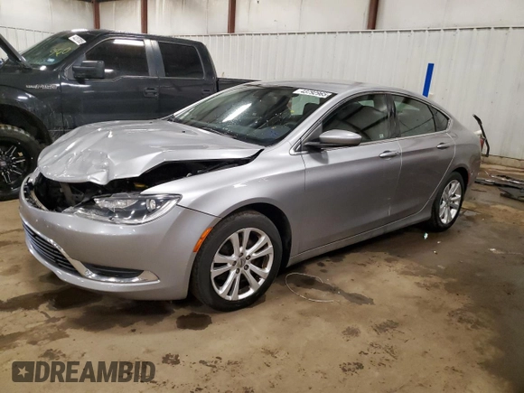 2015 Chrysler 200 Limited with VIN 1C3CCCAB5FN687143, listed as a Copart auction lot 43792965 with 126,033 mi miles and Clean Title. Bid and sale history available at DreamBid. Image 1.
