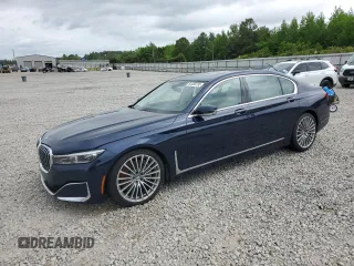 2020 BMW 7 Series 750i xDrive with VIN WBA7U2C03LCD17090, listed as a Copart auction lot 54480795 with 48,260 mi miles and Salvage title. Bid and sale history available at DreamBid. Image 1.