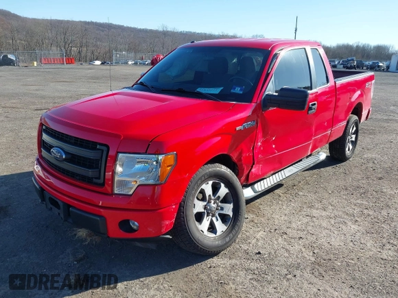 2014 Ford F-150 XL with VIN 1FTFX1EF1EFD02412, listed as a IAAI auction lot 41835121 with 110,485 mi miles. Bid and sale history available at carsss.com. Image 17.
