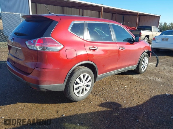 2016 Nissan Rogue SV with VIN 5N1AT2MT4GC738108, listed as a IAAI auction lot 41021683 with 190,101 mi miles. Bid and sale history available at carsss.com. Image 4.