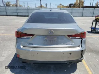 2019 Lexus IS 300 with VIN JTHBA1D21K5088150, listed as a Copart auction lot 58271165 with Not provided miles and Salvage title. Bid and sale history available at DreamBid. Image 6.