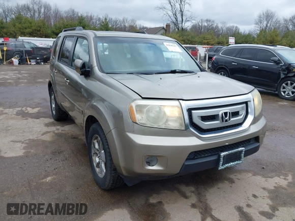 2009 Honda Pilot EX-L with VIN 5FNYF48569B002035, listed as a IAAI auction lot 41838347 with 198,849 mi miles. Bid and sale history available at carsss.com. Image 1.