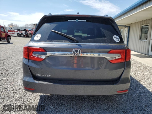 2018 Honda Odyssey EX-L z VIN 5FNRL6H70JB000036, wystawiony jako Copart lot #50455365 z przebiegiem 141 010 mil mil oraz Szkoda całkowita • Salvage title. Historia ofert i sprzedaży dostępna na DreamBid. Obrazek 6.