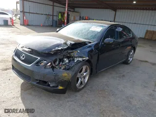 2007 Lexus GS 350 with VIN JTHBE96S370019111, listed as a IAAI auction lot 41859117 with 185,014 mi miles. Bid and sale history available at carsss.com. Image 2.