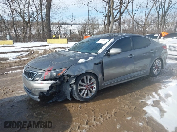 2015 Kia Optima SX Turbo with VIN 5XXGR4A63FG449274, listed as a IAAI auction lot 41600422 with 158,133 mi miles. Bid and sale history available at carsss.com. Image 17.