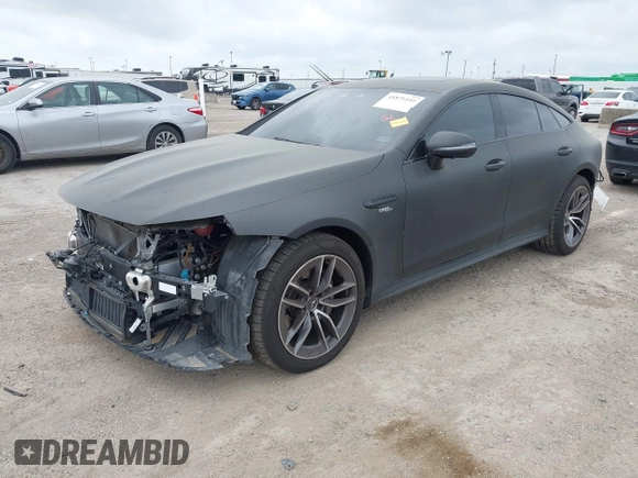 2021 Mercedes-Benz AMG GT 43 z VIN W1K7X5KB4MA035250, wystawiony jako IAAI lot #41871141 z przebiegiem 40 801 mil mil oraz . Historia ofert i sprzedaży dostępna na DreamBid. Obrazek 20.