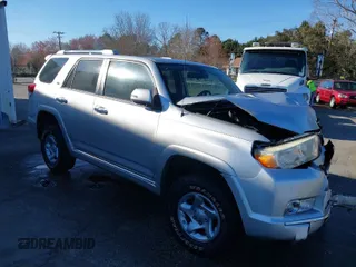 2010 Toyota 4Runner Trail with VIN JTEBU5JR7A5032483, listed as a IAAI auction lot 41377534 with 183,949 mi miles and . Bid and sale history available at DreamBid. Image 1.
