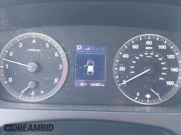 2017 Hyundai Sonata SE with VIN 5NPE24AF2HH491793, listed as a IAAI auction lot 41994315 with 160,420 mi miles and . Bid and sale history available at DreamBid. Image 7.