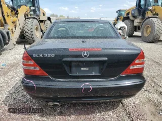2001 Mercedes-Benz SLK 230/320 with VIN WDBKK65F01F216236, listed as a Copart auction lot 51431855 with 90,999 mi miles and Salvage title. Bid and sale history available at DreamBid. Image 6.