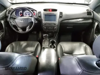 2014 Kia Sorento SX with VIN 5XYKWDA74EG437110, listed as a Copart auction lot 53505365 with 124,552 mi miles and Clean Title. Bid and sale history available at carsss.com. Image 8.