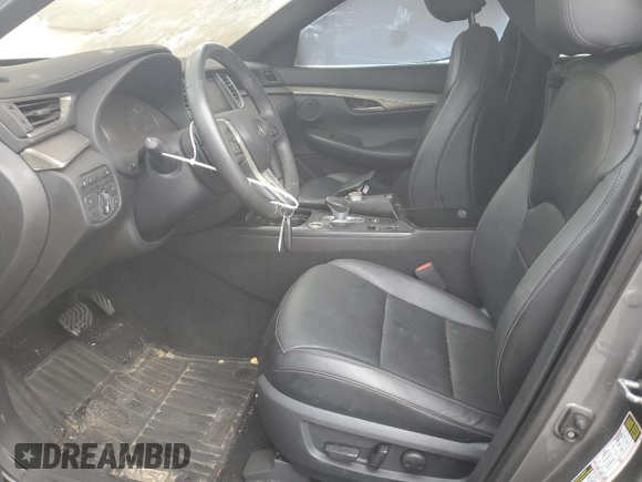 2020 Infiniti QX50 Luxe with VIN 3PCAJ5M17LF120708, listed as a Copart auction lot 57943945 with 53,649 mi miles and Salvage title. Bid and sale history available at DreamBid. Image 7.