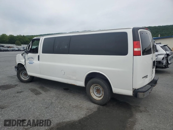 2012 Chevrolet Express Passenger 1LT with VIN 1GAZG1FG9C1143775, listed as a Copart auction lot 58383685 with Not provided miles and Salvage title. Bid and sale history available at DreamBid. Image 2.