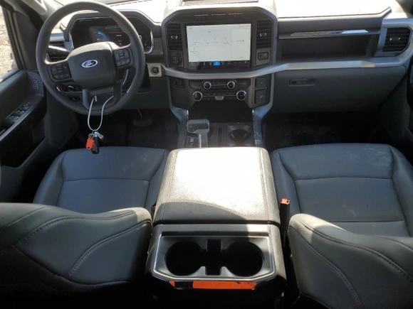 2022 Ford F-150 Lightning Pro with VIN 1FT6W1EV6NWG12680, listed as a Copart auction lot 48215195 with 8,503 mi miles and Salvage Title. Bid and sale history available at carsss.com. Image 8.