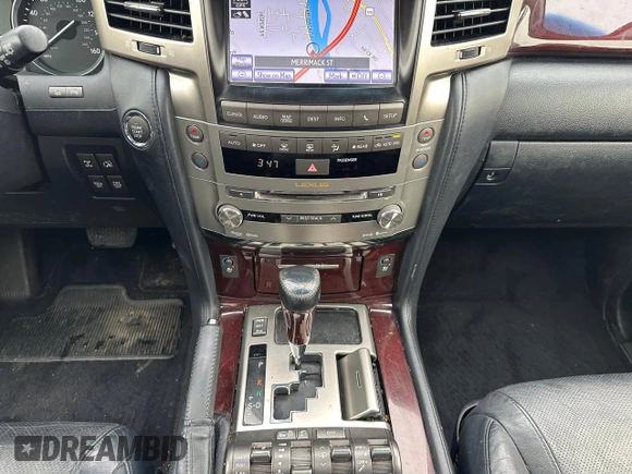 2013 Lexus LX 570 with VIN JTJHY7AX9D4100920, listed as a Copart auction lot 54273215 with 229,058 mi miles and Clean Title. Bid and sale history available at DreamBid. Image 14.