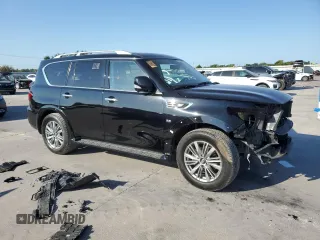2020 Infiniti QX80 LUXE with VIN JN8AZ2NF4L9703222, listed as a Copart auction lot 66903364 with 99,705 mi miles and Clean Title. Bid and sale history available at carsss.com. Image 4.