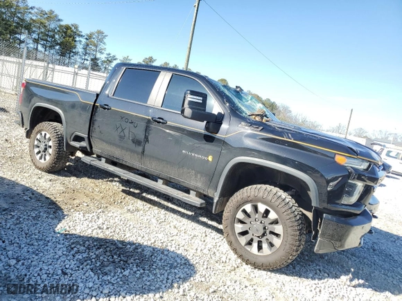2021 Chevrolet Silverado 2500HD LTZ with VIN 1GC4YPEY3MF118905, listed as a Copart auction lot 43197705 with 93,859 mi miles and Salvage Title. Bid and sale history available at carsss.com. Image 4.