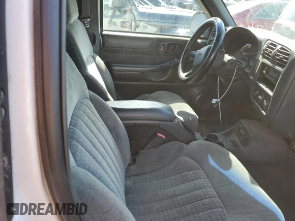 2002 Chevrolet S-10 LS with VIN 1GCCT19W828154137, listed as a Copart auction lot 43566524 with 0 mi miles and Salvage Title. Bid and sale history available at carsss.com. Image 10.