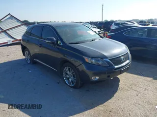 2010 Lexus RX 450h with VIN JTJZB1BA4A2003158, listed as a IAAI auction lot 42334264 with 190,990 mi miles and . Bid and sale history available at DreamBid. Image 1.