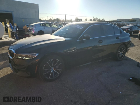 2019 BMW 3 Series 330i with VIN WBA5R1C56KFH13378, listed as a Copart auction lot 89337835 with 31,198 mi miles and Salvage Title. Bid and sale history available at carsss.com. Image 1.